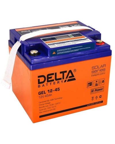 Delta GEL 12-45. Аккумулятор герметичный свинцово-кислотный. Delta в Новомосковске