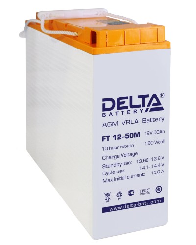 Delta FT 12-50 M. Аккумулятор герметичный свинцово-кислотный. Delta в Новомосковске