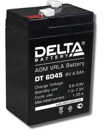 Delta DT 6045. Аккумулятор герметичный свинцово-кислотный. Delta в Новомосковске