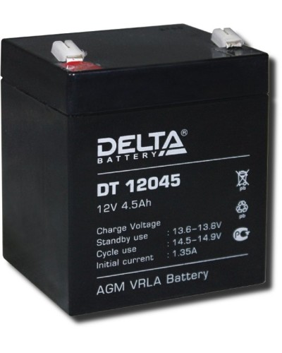 Delta DT 12045. Аккумулятор герметичный свинцово-кислотный. Delta в Новомосковске