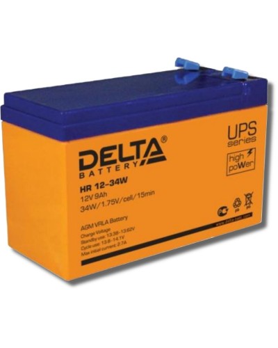 Delta HR 12-34 W. Аккумулятор герметичный свинцово-кислотный. Delta в Новомосковске