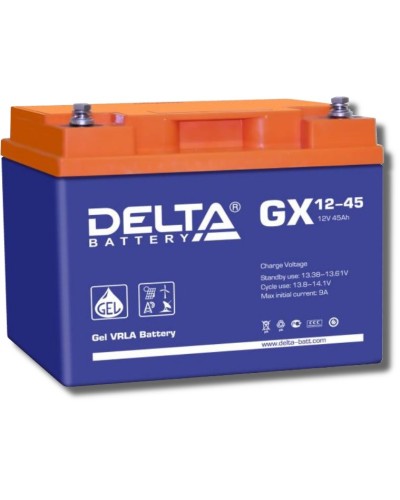 Delta GX 12-45. Аккумулятор герметичный свинцово-кислотный. Delta в Новомосковске