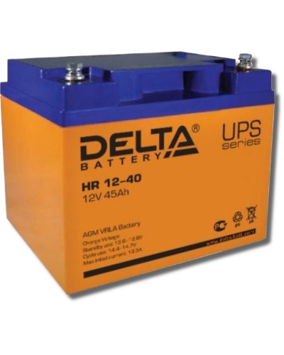 Delta HR 12-40. Аккумулятор герметичный свинцово-кислотный. Delta в Новомосковске