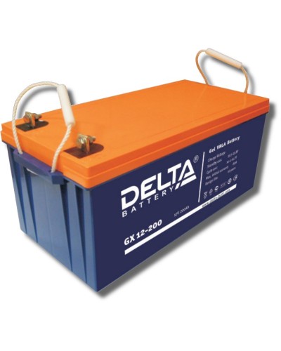 Delta GX 12-200. Аккумулятор герметичный свинцово-кислотный. Delta в Новомосковске