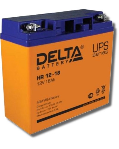 Delta HR 12-18. Аккумулятор герметичный свинцово-кислотный. Delta в Новомосковске
