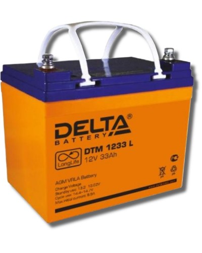 Delta DTM 1233 L. Аккумулятор герметичный свинцово-кислотный. Delta в Новомосковске