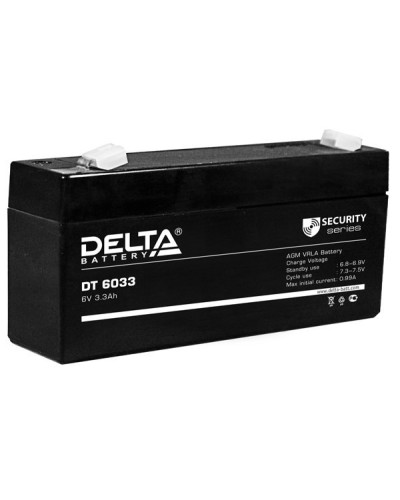 Delta DT 6033 (125мм). Аккумулятор герметичный свинцово-кислотный. Delta в Новомосковске