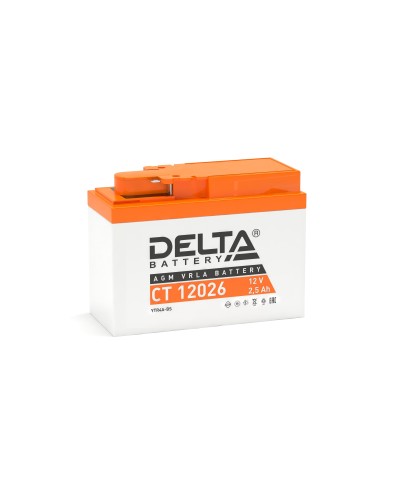 Delta CT 12026. Аккумулятор герметичный свинцово-кислотный стартерный. Delta в Новомосковске