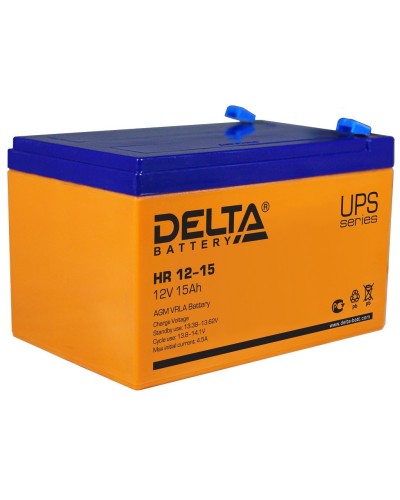 Delta HR 12-15. Аккумулятор герметичный свинцово-кислотный. Delta в Новомосковске