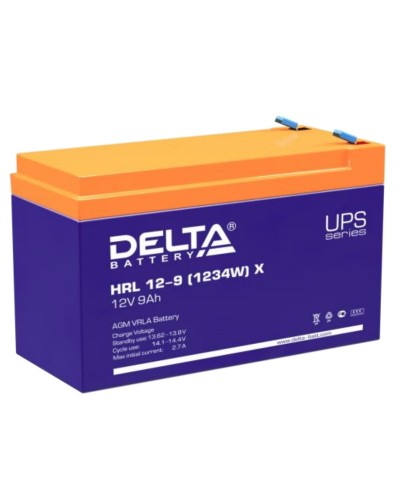 Delta HRL 12-9 X (1234W). Аккумулятор герметичный свинцово-кислотный. Delta в Новомосковске