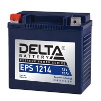 Delta EPS 1214. Аккумулятор герметичный свинцово-кислотный стартерный. Delta