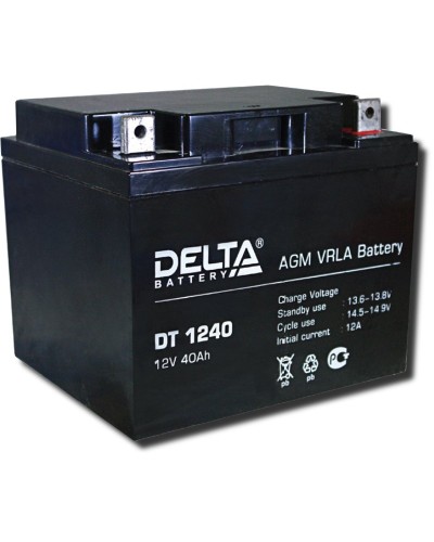 Delta DT 1240. Аккумулятор герметичный свинцово-кислотный. Delta в Новомосковске
