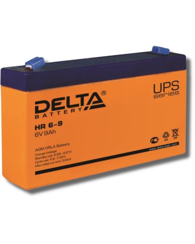 Delta HR 6-9. Аккумулятор герметичный свинцово-кислотный. Delta в Новомосковске