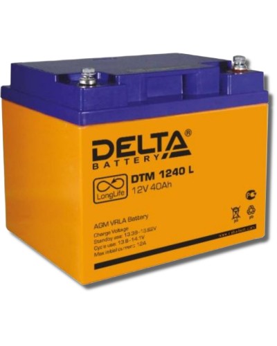 Delta DTM 1240 L. Аккумулятор герметичный свинцово-кислотный. Delta в Новомосковске