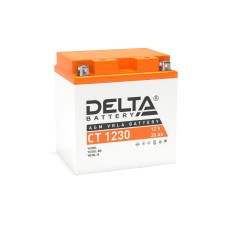 Delta CT 1230. Аккумулятор герметичный свинцово-кислотный стартерный. Delta