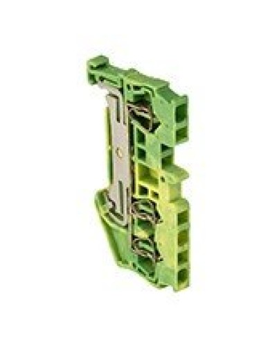 JXB-ST-2.5 3-проводная, земля, желто-зеленная (plc-jxb-st-2.5-3-pen). Колодка клеммная пружинная. EKF в Новомосковске