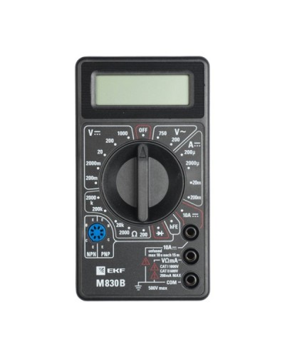Мультиметр цифровой M830B Master (In-180701-bm830B). Мультиметр цифровой. EKF в Новомосковске