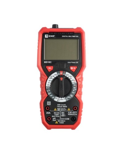 Мультиметр цифровой MS18C Expert (In-180701-pm18C). Мультиметр цифровой. EKF в Новомосковске