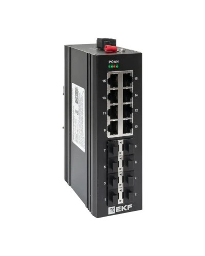 TSX-U-8GX/SFP-8GT. Промышленный неуправляемый коммутатор. EKF в Новомосковске