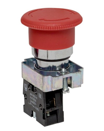 BS542 поворотная красная грибок NC (xb2-bs542). Кнопка поворотная красная грибок. EKF в Новомосковске