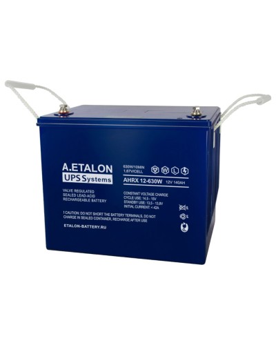 A.ETALON AHRX 12-630W (140). Аккумулятор герметичный свинцово-кислотный. ETALON в Новомосковске