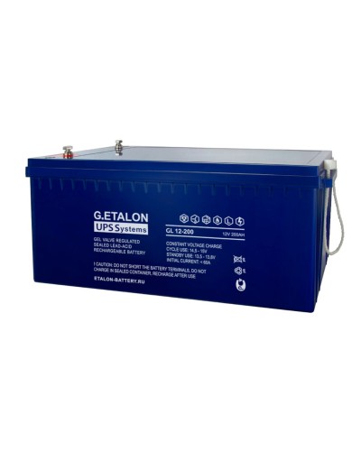 G.ETALON GL 12-200. Аккумулятор герметичный свинцово-кислотный. ETALON в Новомосковске
