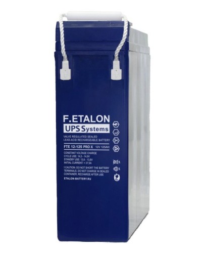 F.ETALON FTE 12-125 PRO X. Аккумулятор герметичный свинцово-кислотный. ETALON в Новомосковске