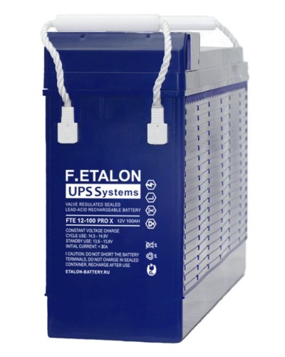 F.ETALON FTE 12-100 PRO X. Аккумулятор герметичный свинцово-кислотный. ETALON в Новомосковске