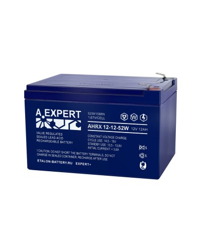 A.EXPERT AHRX 12-12-52W. Аккумулятор герметичный свинцово-кислотный. EXPERT в Новомосковске