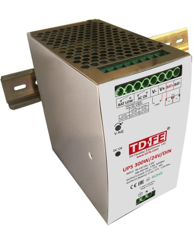 UPS 300W/24V/DIN. Источник вторичного электропитания резервированный. FARADAY в Новомосковске