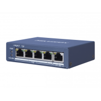 DS-3E0505P-E/M. Коммутатор с питанием POE. Hikvision