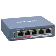 DS-3E1105P-EI. Коммутатор с POE. Hikvision