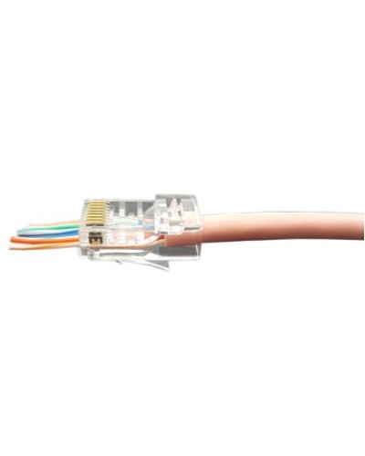 PLEZ-8P8C-U-C6-100 (100 шт). Разъем RJ-45. Hyperline в Новомосковске