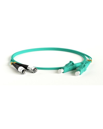 FC-D2-503-FC/PR-LC/PR-H-1M-LSZH-AQ. Патч-корд волоконно-оптический многомодовый. Hyperline в Новомосковске