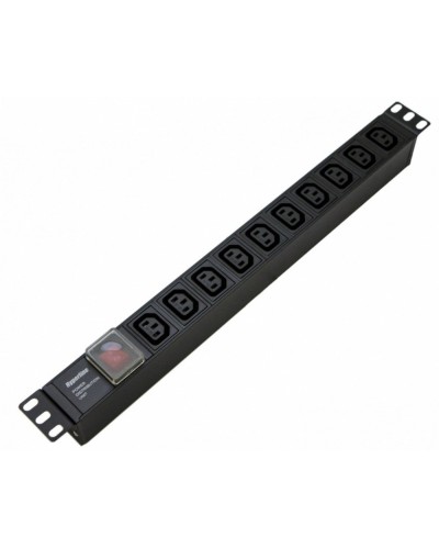 SHE19-10IEC-S-IEC. Блок розеток 19. Hyperline в Новомосковске