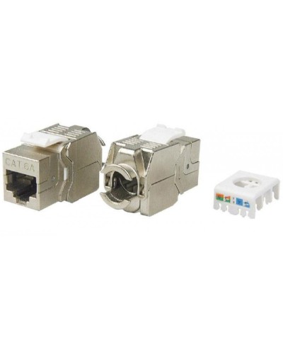 KJ8-8P8C-C6A-180-TLS-SH-F-WH. Вставка Keystone Jack RJ-45. Hyperline в Новомосковске