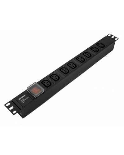 SHE19-8IEC-S-IEC. Блок розеток 19. Hyperline в Новомосковске