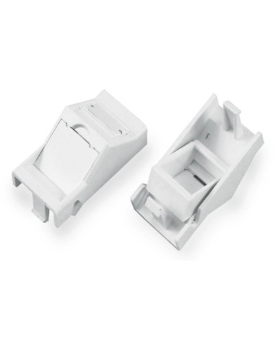 SIP2A-1K-M45-22.5. Вставка угловая 45x22.5 (аналог Mosaic) для 1 модуля формата Keystone Jack. Hyperline в Новомосковске