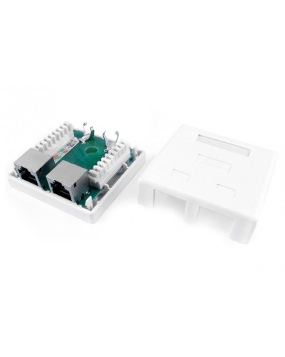 SB1-2-8P8C-C6-SH-WH. Розетка RJ-45. Hyperline в Новомосковске