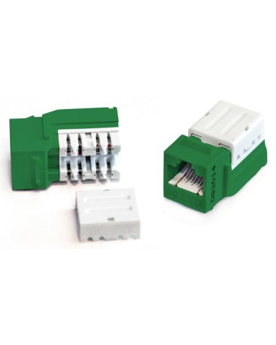 KJNE-8P8C-C5e-90-GN. Вставка Keystone Jack RJ-45. Hyperline в Новомосковске