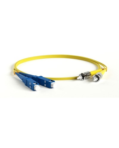 FC-D2-9-SC/UR-ST/UR-H-1M-LSZH-YL. Патч-корд волоконно-оптический ST-SC. Hyperline в Новомосковске