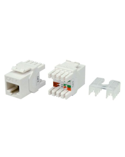 KJ8-8P8C-C6-180-WH. Вставка Keystone Jack RJ-45. Hyperline в Новомосковске
