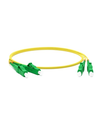 FC-D2-9-SC/AR-SC/AR-H-1M-LSZH-YL. Патч-корд волоконно-оптический SC-SC. Hyperline в Новомосковске