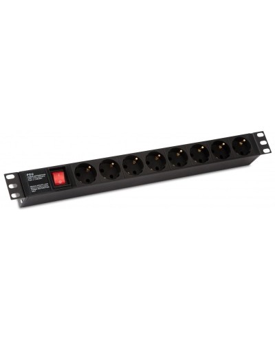 SHE19-8SH-S-IEC. Блок розеток 19. Hyperline в Новомосковске