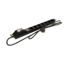 SHE19-7SH-BF-2.5EU. Блок розеток 19. Hyperline