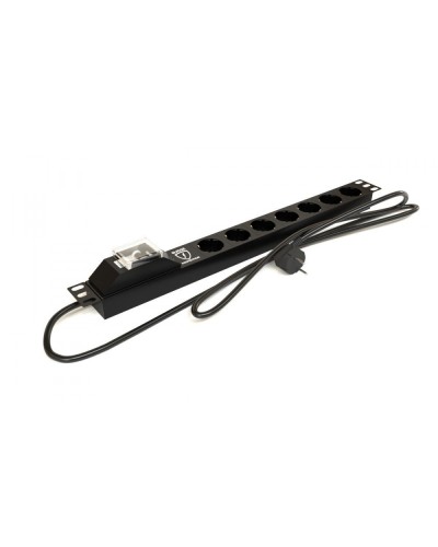 SHE19-7SH-BF-2.5EU. Блок розеток 19. Hyperline в Новомосковске