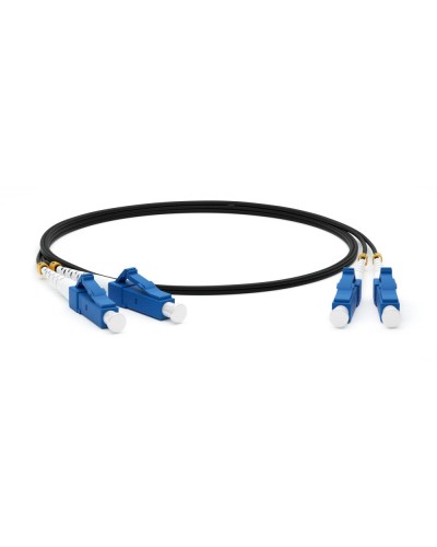 FC-D2-9-LC/UR-LC/UR-H-25M-LSZH-BK. Патч-корд волоконно-оптический одномодовый. Hyperline в Новомосковске