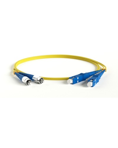 FC-D2-9-FC/UR-SC/UR-H-1M-LSZH-YL. Патч-корд волоконно-оптический SC-FC. Hyperline в Новомосковске