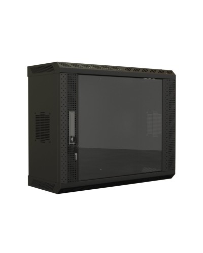TWS-0925-GP-RAL9004. Шкаф телекоммуникационный 19 настенный 9U. Hyperline в Новомосковске