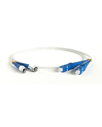 FC-D2-9A1-FC/UR-SC/UR-H-1M-LSZH-WH. Патч-корд волоконно-оптический SC-FC. Hyperline в Новомосковске